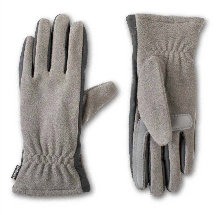 Women's Smartdri Fleece Wrist Gloves In Heather Grey - Heather Grey