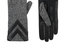 Women's Smartdri Smartouch 3 Button Length Chevron Gloves In Black Heather - Black Heather