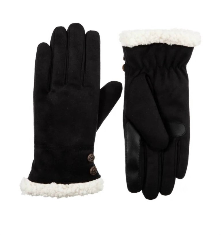 Women's Smartdri Smartouch Microfiber Gloves In Black - Black