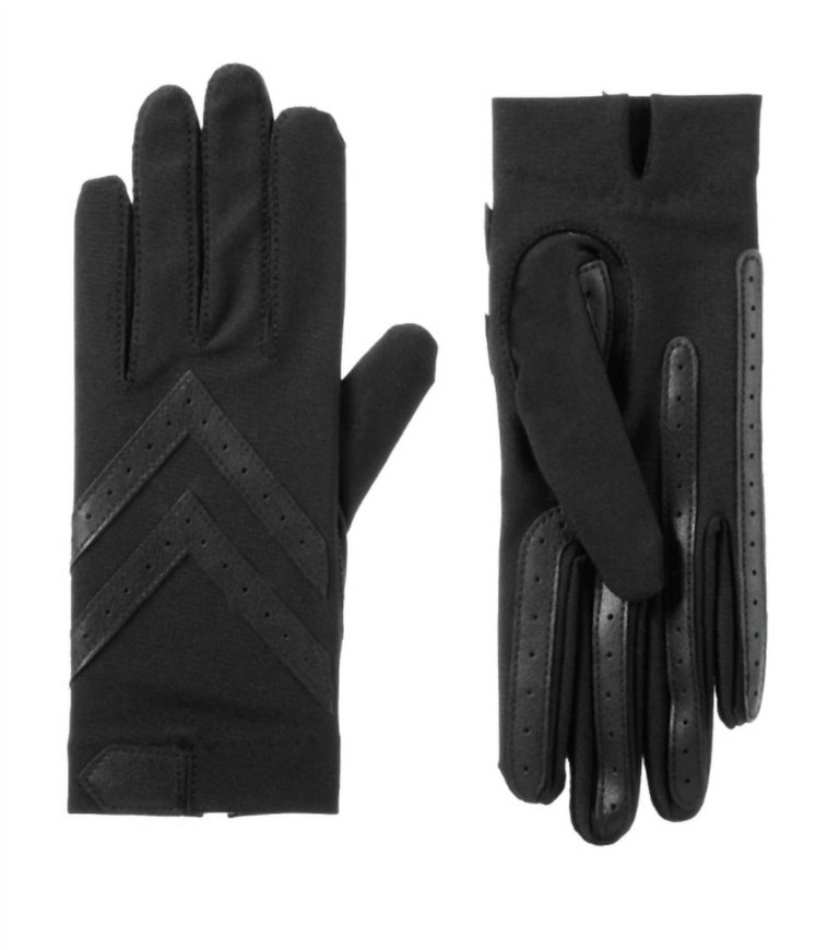 Women's Smartdri Smartouch Spandex Shortie Gloves In Black - Black