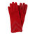 Women's Spandex 3-Button Length Chevron Gloves In Chili Pepper - Chili Pepper