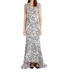 Classic Evening Gown - Black And White