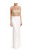 Ivory And Gold Evening Gown - Ivory And Gold