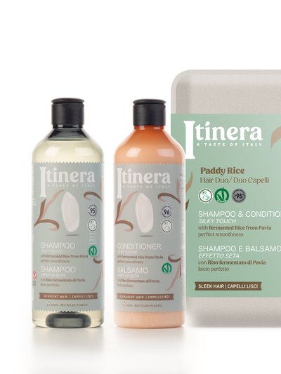 Itinera Paddy Rice Gift Box with Silky Touch Shampoo & Conditioner product