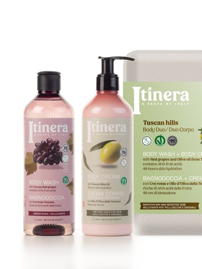 Itinera Tuscan Hills Gift Box with Smoothing Body Wash & Deep Protection Body Cream product