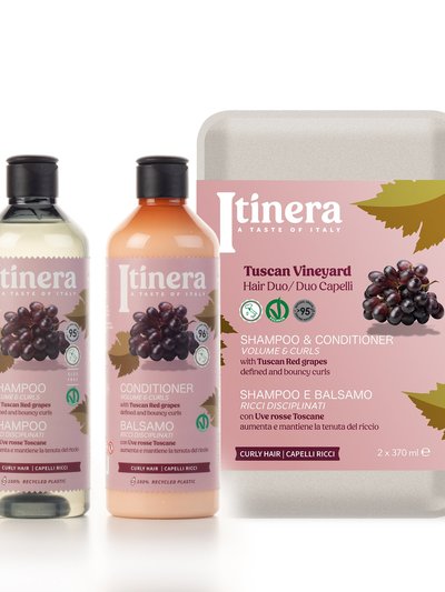 Itinera Tuscan Vineyard Gift Box with Volume & Curls Shampoo & Conditioner product