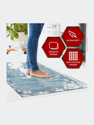 Grateful Thankful Bless Anti-Fatigue Memory Foam Kitchen Mat