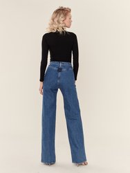 Elsa Monday High Rise Wide Leg Jeans