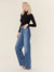 Elsa Monday High Rise Wide Leg Jeans