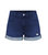 Johnny Mid Rise Shorts - Blue