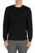 Men's Black Coolidge Wool Crew Neck Sweater - Black