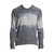Men'S Print Messer Fleece Sweatshirt - Gray Ombre