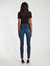 Natasha Sky High Button Fly Skinny Jeans