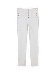 Natasha Sky High Button Fly Skinny Jeans