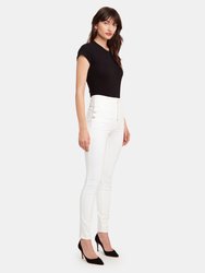 Natasha Sky High Button Fly Skinny Jeans