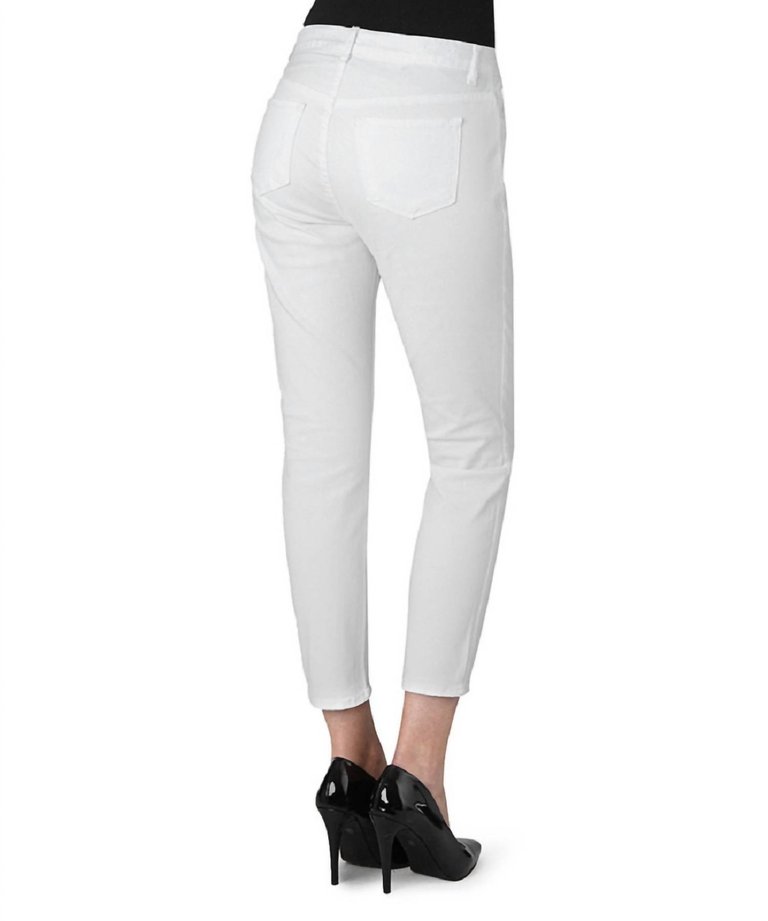 Women Tessa High Rise Tapered Crop Jeans