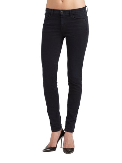 J Brand Women's Black Mid Rise Super Skinny Slim Cotton Blend Jeans Pants product