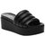 Quirky Sandal In Black Leather