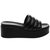 Quirky Sandal In Black Leather - Black Leather