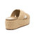 Quiver Natural Raffia Wedge In Sand