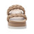 Reese Sandal In Sand Woven Leather