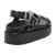 Solara Sandal In Black Leather