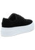 Women's Amanda Sneaker In Black Silk Suede