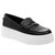 Women's Ava Leather Slip On Loafers In Black