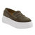 Women's Ava Suede Slip On Loafers In Khaki