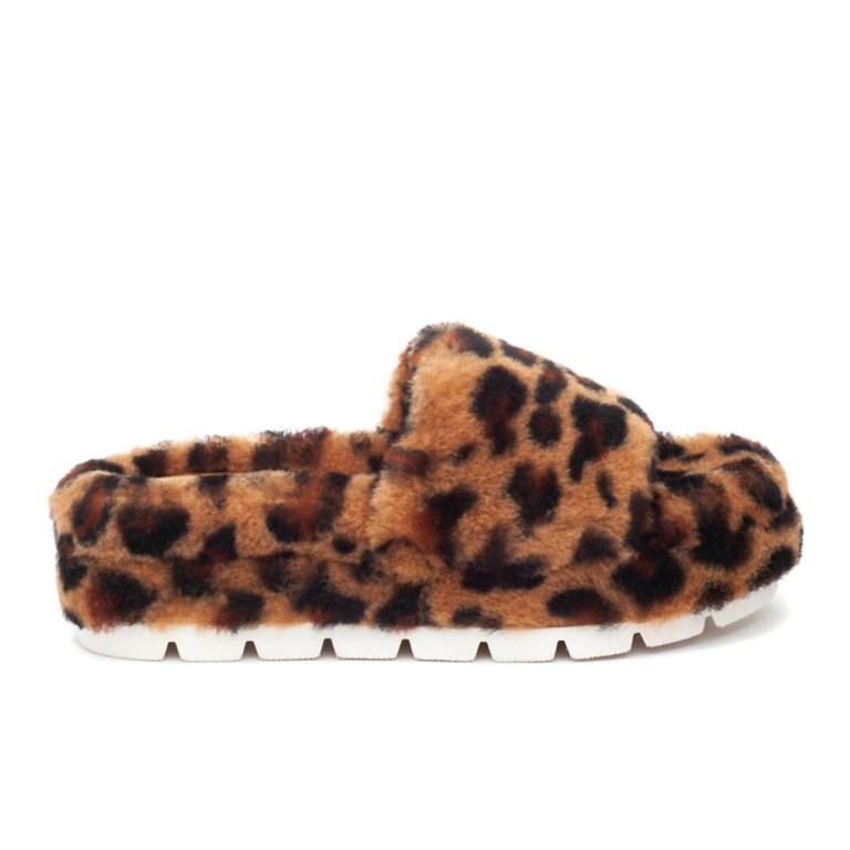 Women's Bryce Genuine Shearling Platform Slipper In Leo Shearling - Leo Shearling