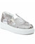 Women's Delia Pony Haircalf & Leather Sneaker In Silver/White Metallic - Silver/white Metallic