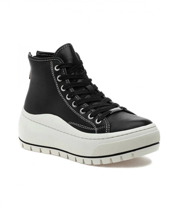 Women's Gracie Platform Sneaker In Black