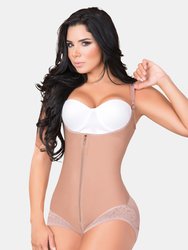 Panty Bodyshaper With Covered Back - Mocha