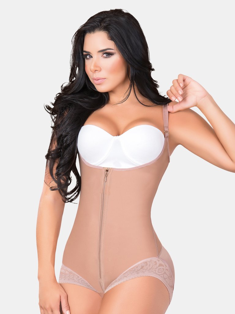 Panty Bodyshaper With Covered Back - Mocha