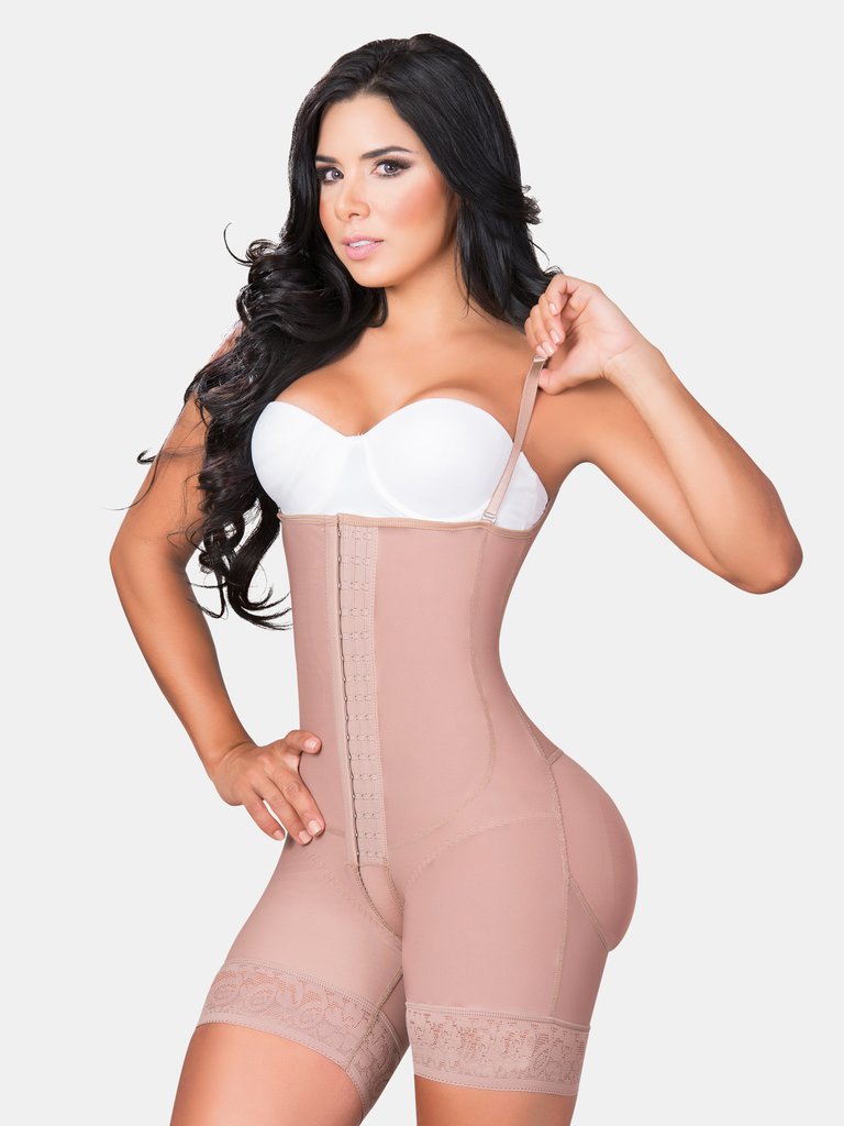 Shorts Bodyshaper With Covered Back - Mocha