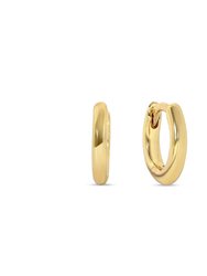 Essential Huggies Earrings - Gold - Gold