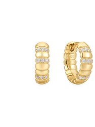 Mystic Huggies Earings - Gold