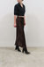 Classic Silk Satin Maxi Slip Skirt - Cocoa