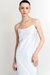 Isla Silk Satin Gown - White