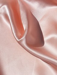 Seraphina Silk Satin Mini Dress - Rose Pink