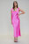 Ulyana Silk Satin Midi Dress - Hot Pink Orchid - Orchid