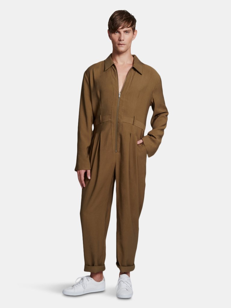 Dorian Jumpsuit Olive - Olive