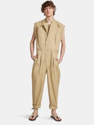 Peyton Jumpsuit Khaki - Khaki