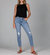 Cecilia Mid Rise Skinny Jeans In Soho Blue - Soho Blue