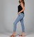 Cecilia Mid Rise Skinny Jeans In Soho Blue