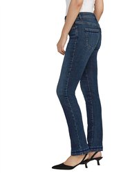 Mid Rise Ruby Straight Pocket Embroidery Jeans
