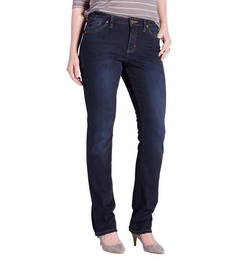 Portia Straight Jean In Dark Indigo - Dark Indigo