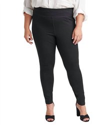 Ricki Mid Rise Legging - Plus - Black - Black