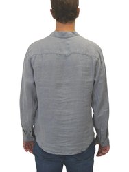 Classic Linen Shirt In Breeze Pigment