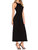 Sleeveless Side Split Dress - Black